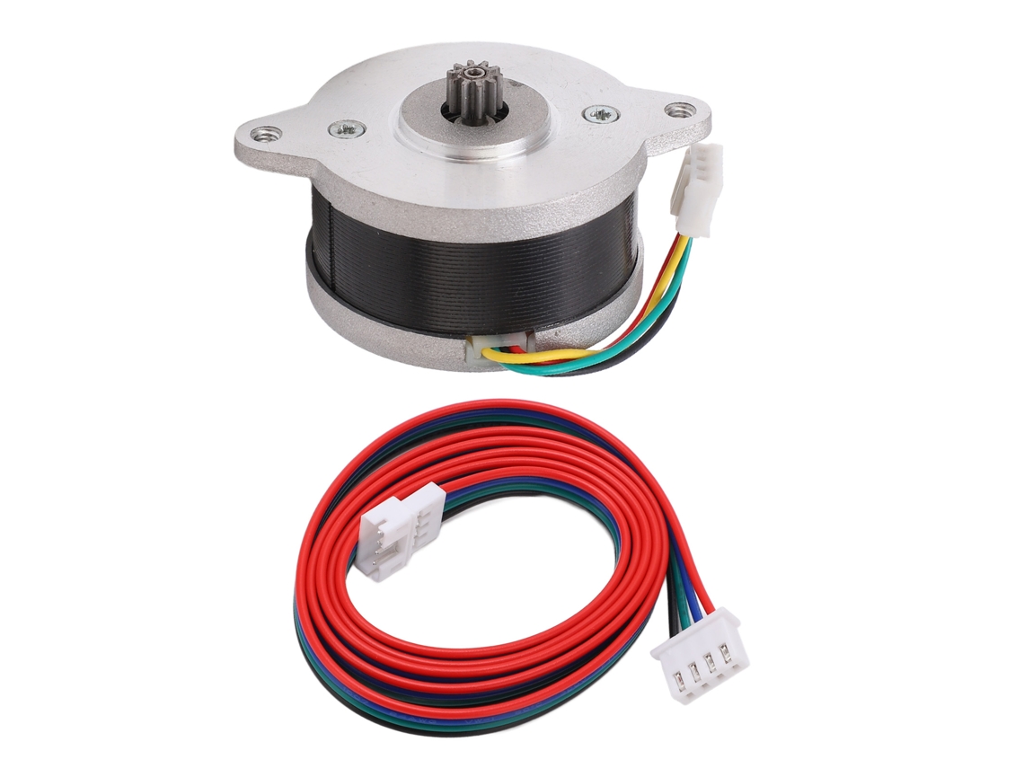 Motor Extrusor com Cabo 10 Dentes para Impressora 3D Reprap Ender 3
