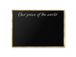 Magnetic Board For Wall Our Piece Of The World For The Bedroom Espelharte (100x70 Cm)