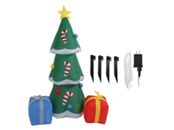 Decoração De Árvore De Natal Exterior 6ft Com Luzes Led