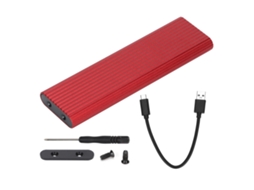 Aetheria enclosure Nvme Ssd 2tb Suporte Dual Protocolo Dissipação Rápida Hdd Caddy para Windows 98/se/mered