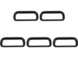 Conjunto De 5 Molduras Para Luzes Advertência Automotivas Vezel V 2021 2022-preto