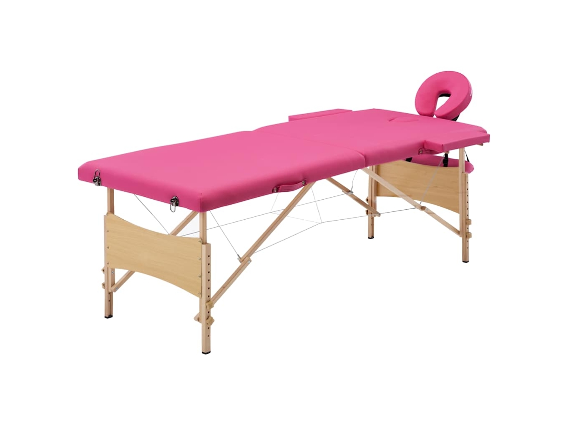 Massage Table, Massage Tables Vidaxl Cor-de-rosa Madeira