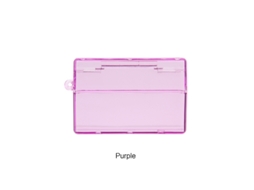 Capa Para Cartuchos De Cigarro Aquecidos Sem Combustão Iqos Iluma 6ª/7ª Geração 8.5x5.3x2.05cm Plástico Roxo Transparente Fwinl