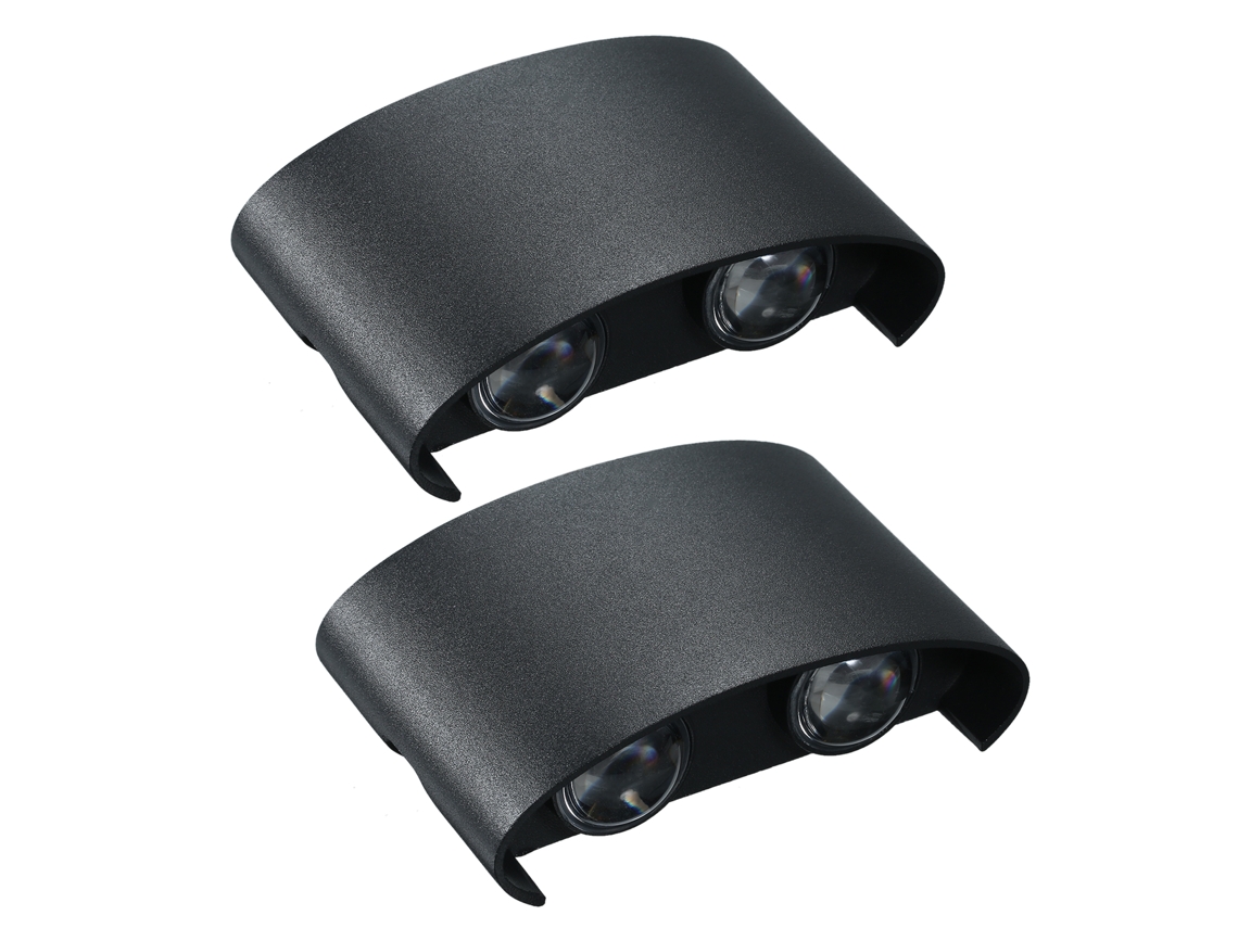 Luz de Parede Calmgeek 2pcs 4w Ip65 Resistente Água Armário S/MARCA