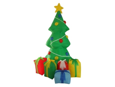 Árvore De Natal Inflável Iluminada De 5 Pés, Decoração Com Balões Para Áreas Internas E Externas Sunny Spaces