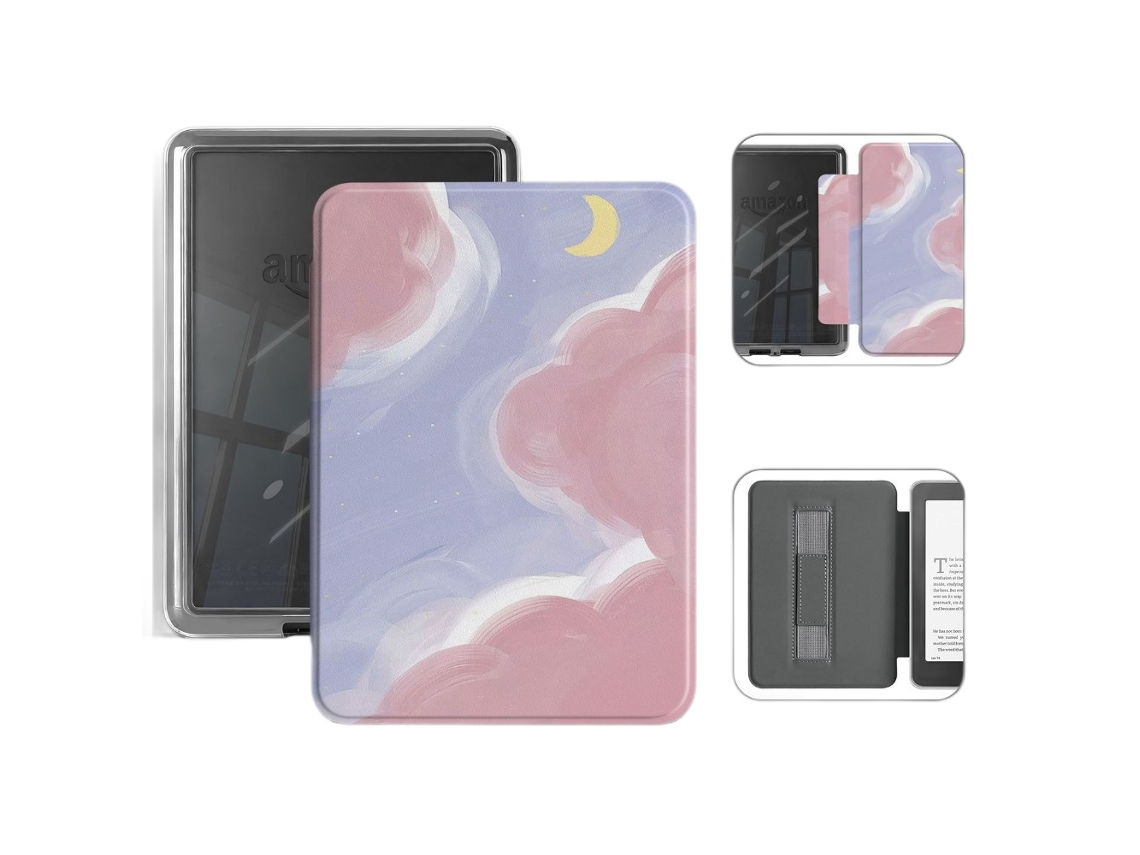 Capa Protetora De E Reader Para Kindle Colorsoft 7 Polegadas (nuvens)