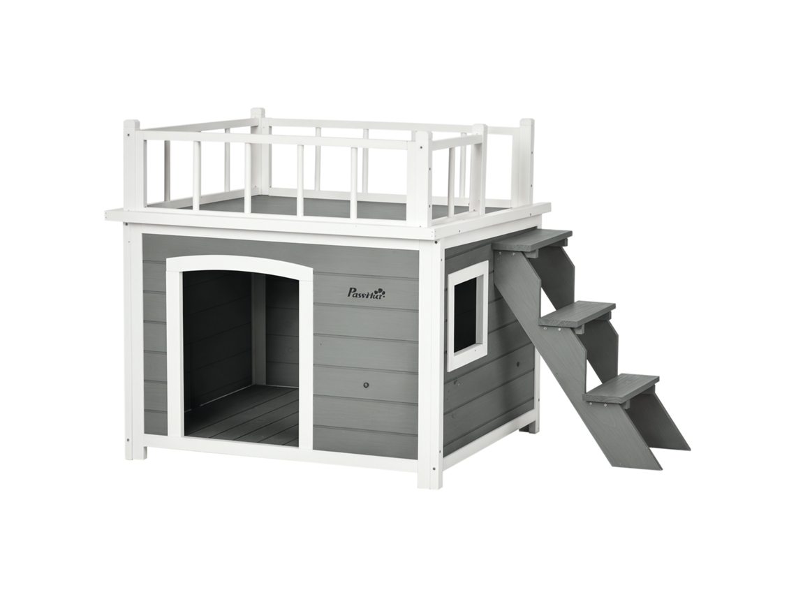 Casinha de Terraço com Janela E-TOWN 121x77x78cm