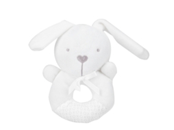 Coelhinho de Pelúcia com Sino de Mão Mali - Adorável Brinquedo Macio para Bebês de 0 a 3 Anos