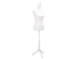 Vidaxl Busto Manequim De Senhora Branco