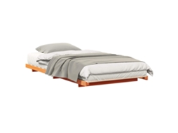 Estrutura de Cama de Chão Castanho mel 100 X 210 Cm MAISON EXCLUSIVE