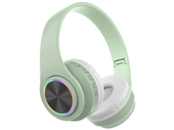 Fone de Ouvido para Jogos Sem Fio Bluetooth JIAPEI com Microfone e Bateria de 20h (verde)