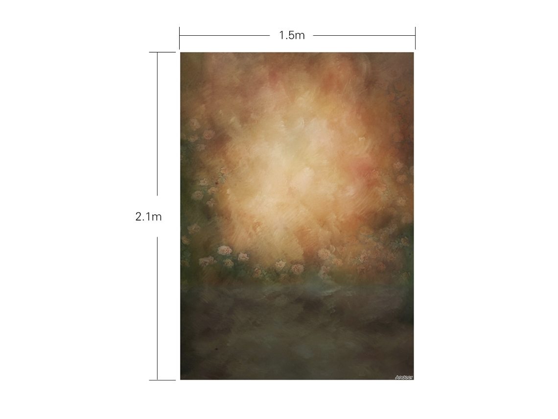 Fondo De Pared Floral 1.5x2.1m/5x7ft Para Fotografía, Estudio, Video Y Decoración De Bodas, Tela No Tejida