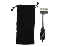 Conjunto De Chave De Broca Manual Portátil Multifuncional Em Aço Inoxidável Com Estojo (bolsa De Tec Gokoco