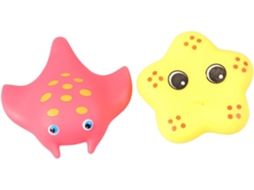 Conjunto de 8 Brinquedos de Banho para Meninos e Meninas, Animais Marinhos Ecológicos, CHABERLU