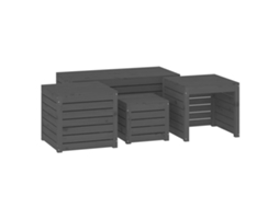 Garden Box Set, Garden Box Sets Vidaxl Cinzeto Madeira De Pinho (n/a)