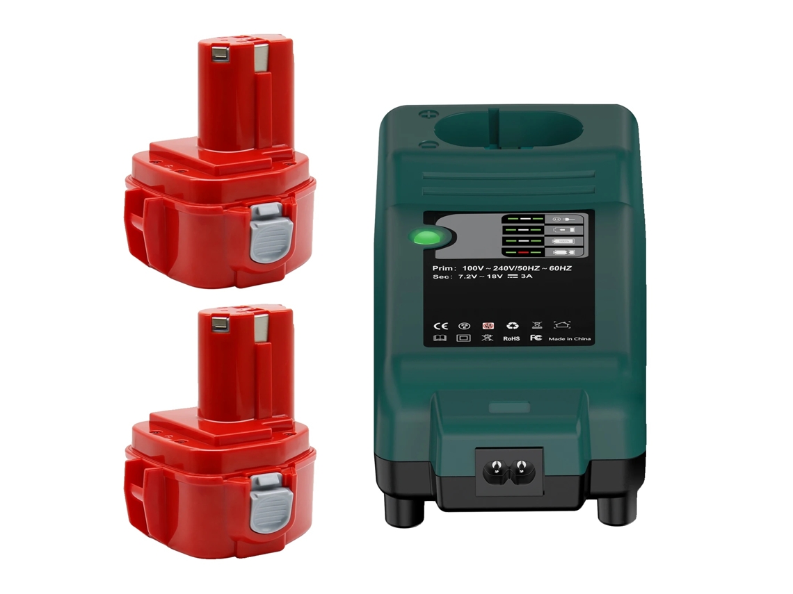 Bateria Recarregável Ni Mh 12v, Capacidade De 4000mah, Adequada Para Várias Ferramentas,1carregador2bateria Oem