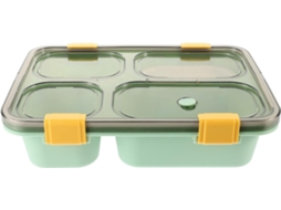 Lancheira Bento Reutilizável Bestonzon Com Compartimentos, Capacidade De 1300ml, Leve E À Prova De Vazamentos, Ideal