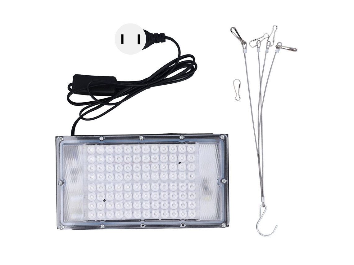 Rebe-lâmpada De Bronzeamento 460nm Azul Full 96 Led 30w Portátil Com Gancho Para Rosto E Corpo Em Casa