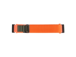 Pulseira de Nylon Tecida Elástica para Fitbit Versa 4/3 Sense 2 Laranja e Verde