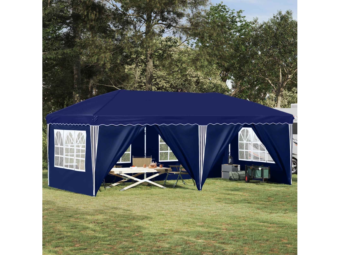 Vidaxl Tenda De Festa Pop-up 575 X 288 X 245 Cm Azul