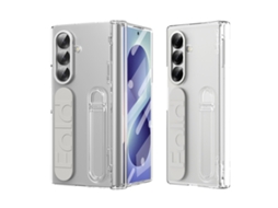 Capa Eifson Para Samsung Galaxy Z Fold8 Ultra, Proteção Para Dobradiças, Suporte Integrado - Compatível - Transparente