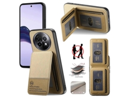Capa De Celular Com Bolsa Para Cartão Rfid De Couro E Tecido De Sarja Com Flip Vertical