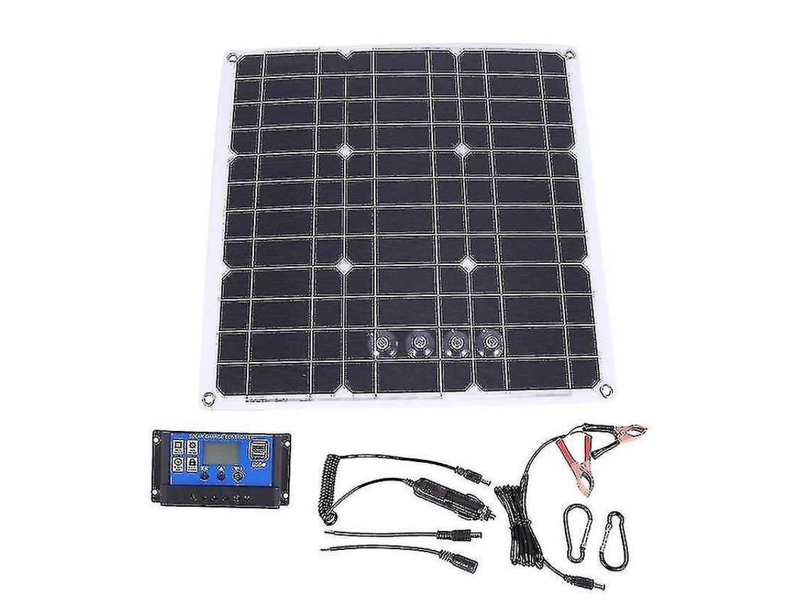 Kit De Painel Solar De 200 W Com Controlador Lcd Para Rv, Barco E Van Off Grid De 12 V Olysi Shop