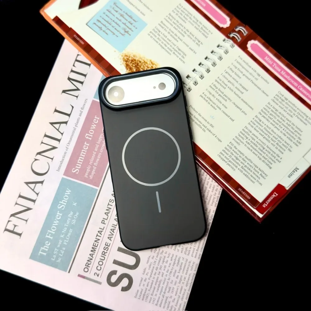 (preto, Iphone 15 Pro Max) Capa Magnética Fosca Ultrafina Para Celular, Feita De Material De Pc Macio, Compatível Com Carregamento Sem Fio.