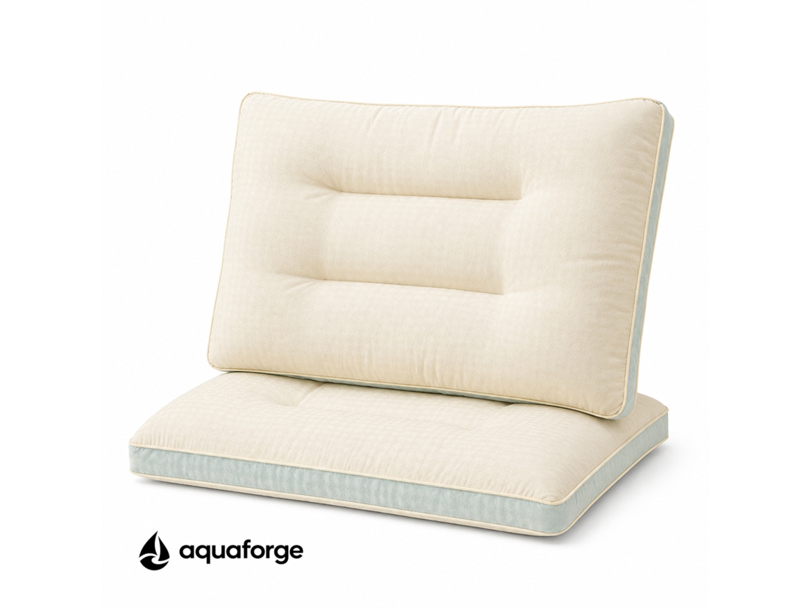 Almofada Cervical Ergonómica Poliéster 48 X 74 Cm