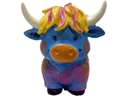 Escultura De Iaque Em Forma De Vaca Das Terras Altas | Ornamento De Gado