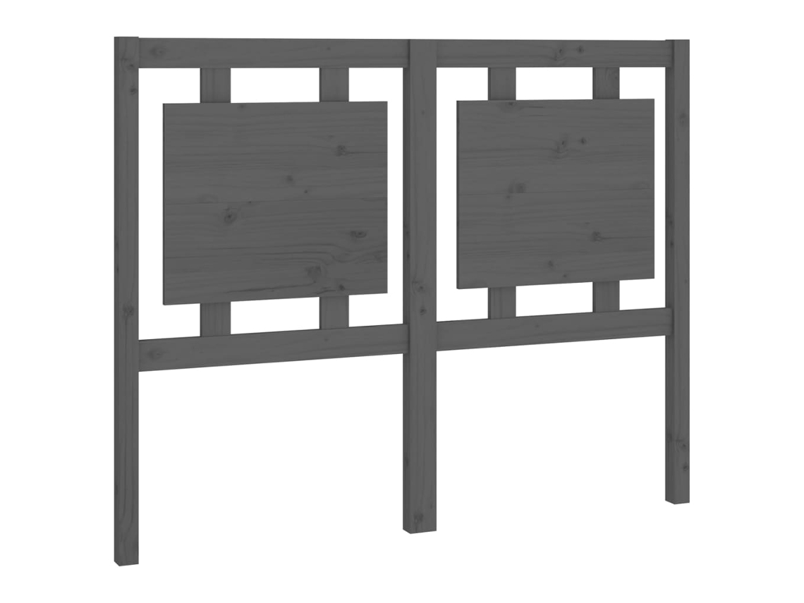 Bed Headboard, Bed Headboards Vidaxl Cinzeto Madeira De Pinho (125.5 X 100 Cm)