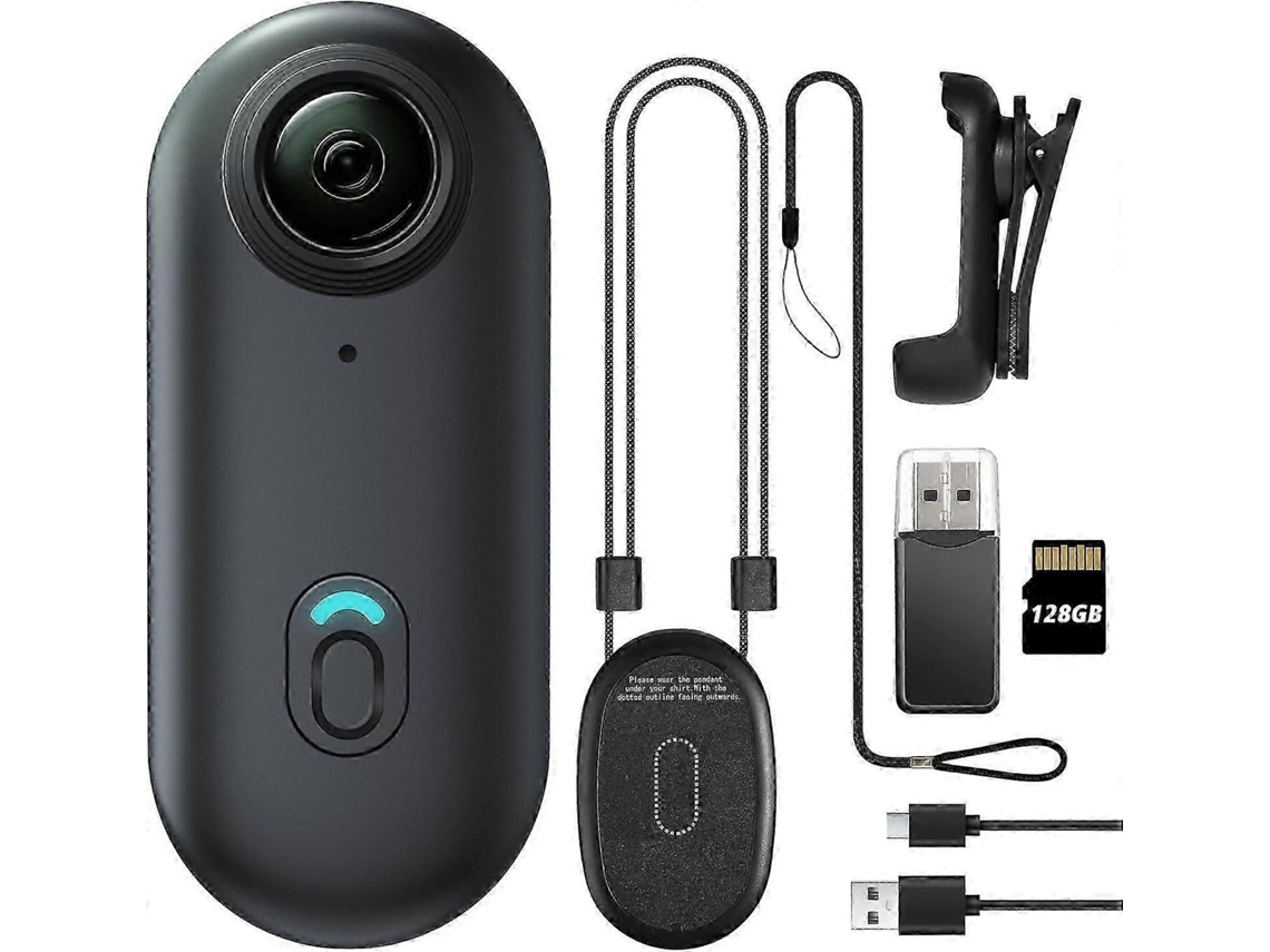 Mini Câmera Corporal Portátil De 128 Gb Com Resolução Full Hd 1080p, Ideal Para Esportes. Tamanho Em Polegadas.