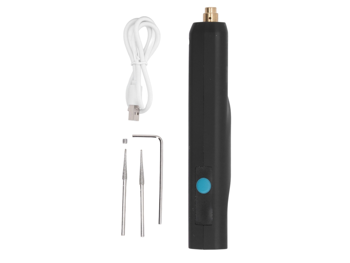 Caneta De Gravura Elétrica 25w 7000-28000rpm 5 Marchas Usb Recarregável 3.7v Ferramenta Rotativa Sem Fio