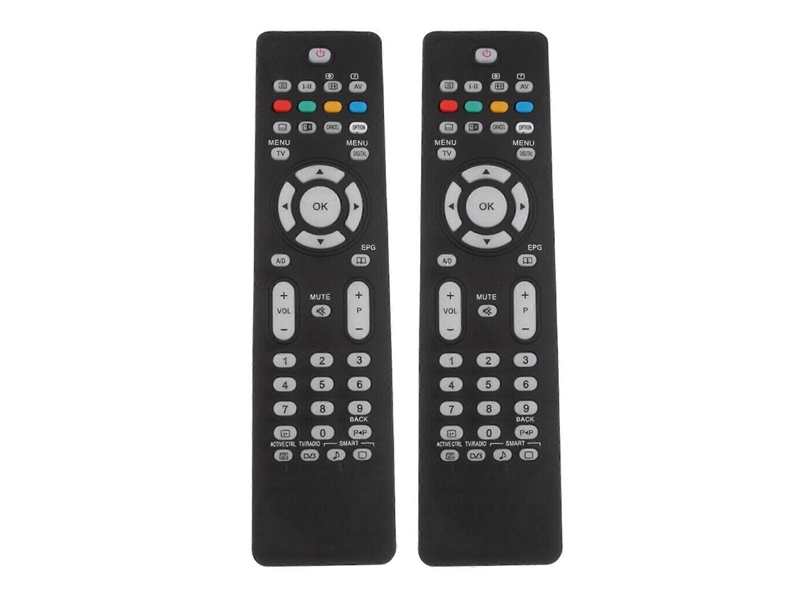 2 Controles Remotos Universais Rm-719c De Substituição Para Smart Tv (substitui Rc2034301 E Rc2034304)