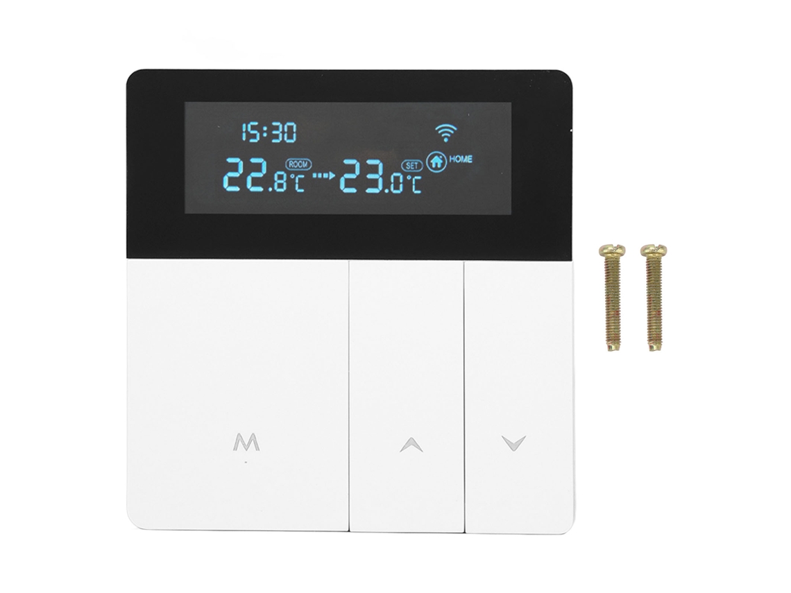 Termostato Laxiscreed Para Aquecedor Elétrico Com Tela Colorida, Controle Programável Via Aplicativo, Até 16a