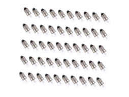 50 Mini Lâmpadas de Rosca para Experimentos Científicos, Materiais Didáticos de Física SFUSHOS