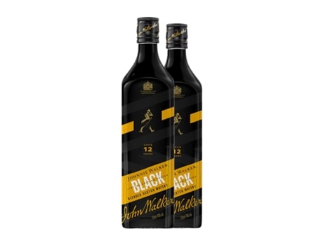 Whisky Blended JOHNNIE WALKER Black Label Icons Edición Limitada (0.7 L - 2 Unidades)