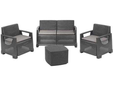 Conjunto de Jardim IPAE Bellagio Antracite