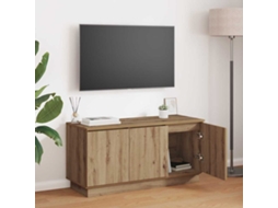 Vidaxl Gabinete Para Tv 100 X 38 X 49 Cm Carvalho Artesanal