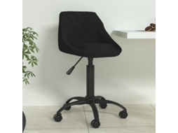 Vidaxl Cadeira De Jantar Veludo Preto
