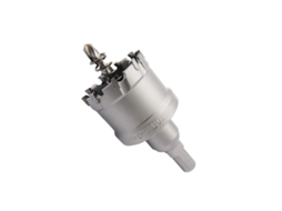 Broca De Carburo Bimetálica De Acero Resistente Con Agujeros Sierra, 40mm Para Acero Inoxidable Industrial, Corte Rápido Y Limpio