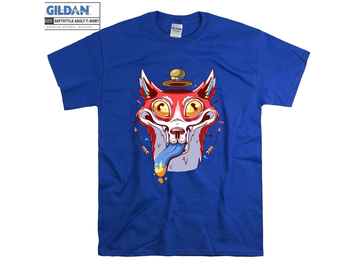 T-shirt Rockinstone Crazy Fox（m）