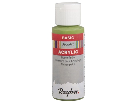 Tinta Acrílica Verde Hauser Claro 59 Ml Decoart