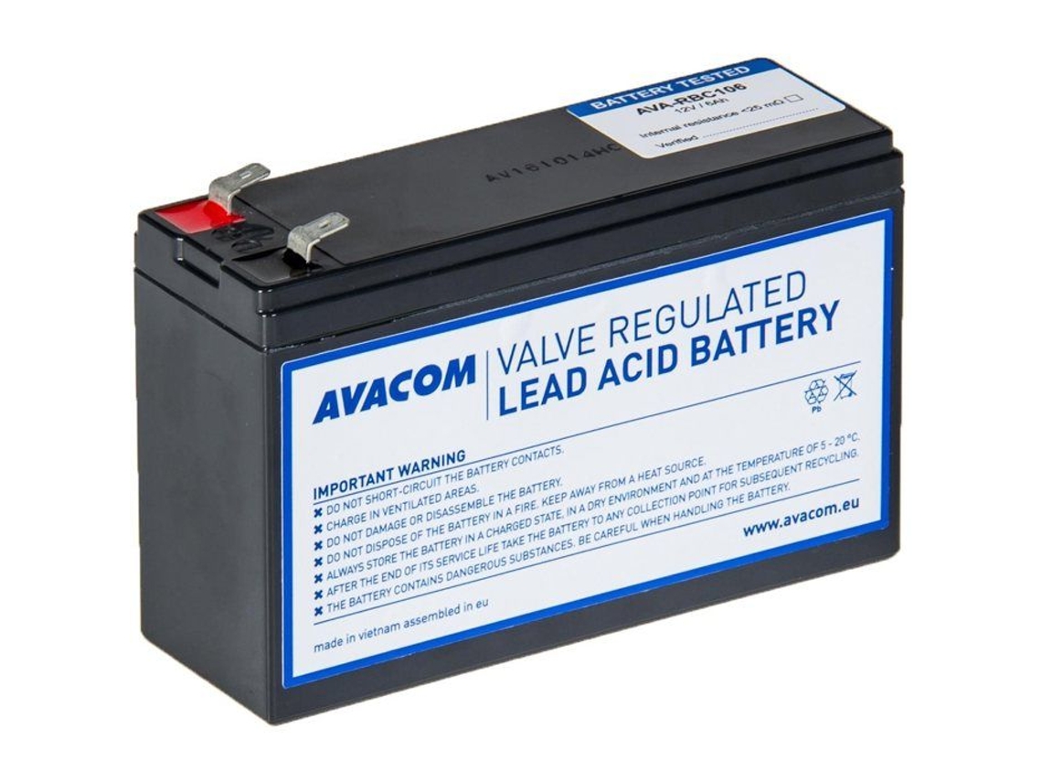 Substituto Avacom para bateria Rbc106 para nobreaks