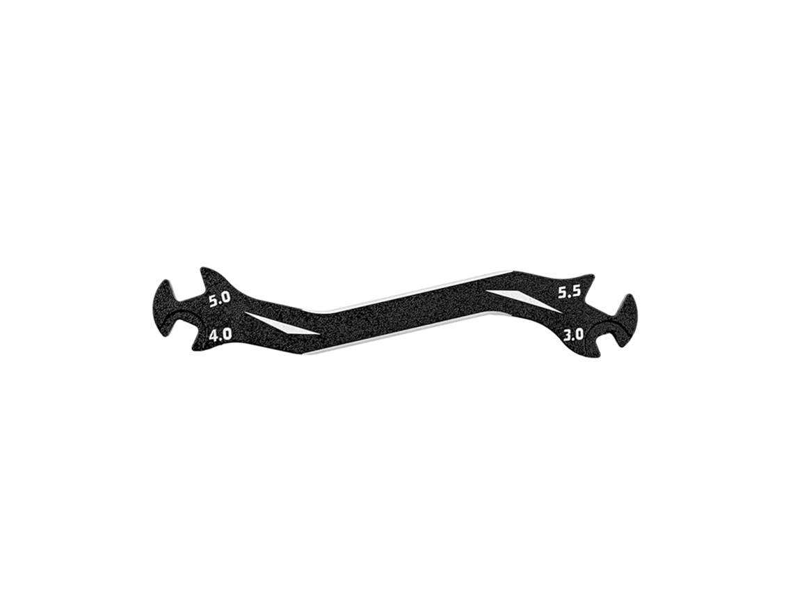 Mali chave de Chave de Porca e Parafuso para Carro Controle Remoto 3mm 4mm 5mm 5.5mm Peças de Reposição Ferramenta Preta