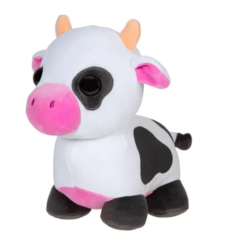 Adote-me de pelúcia! Vaca de poliéster macio de 20 cm AME0007sAME0003