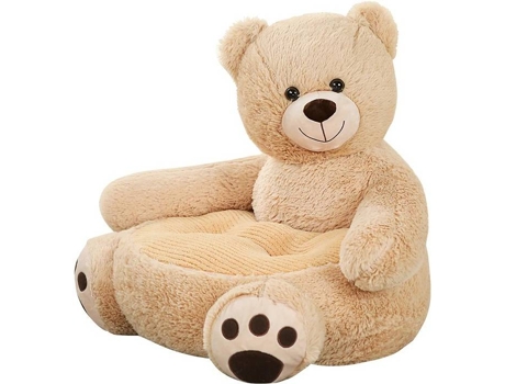 Sofá Infantil MCBABY Urso Castanho Claro (50 x 50 x 45 cm)