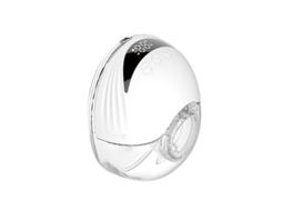 Conjunto de bomba de tira elétrica portátil BRILVIBERA Leite com 2 peças, luz, visor LED, 4 modos e 12 (rosa)