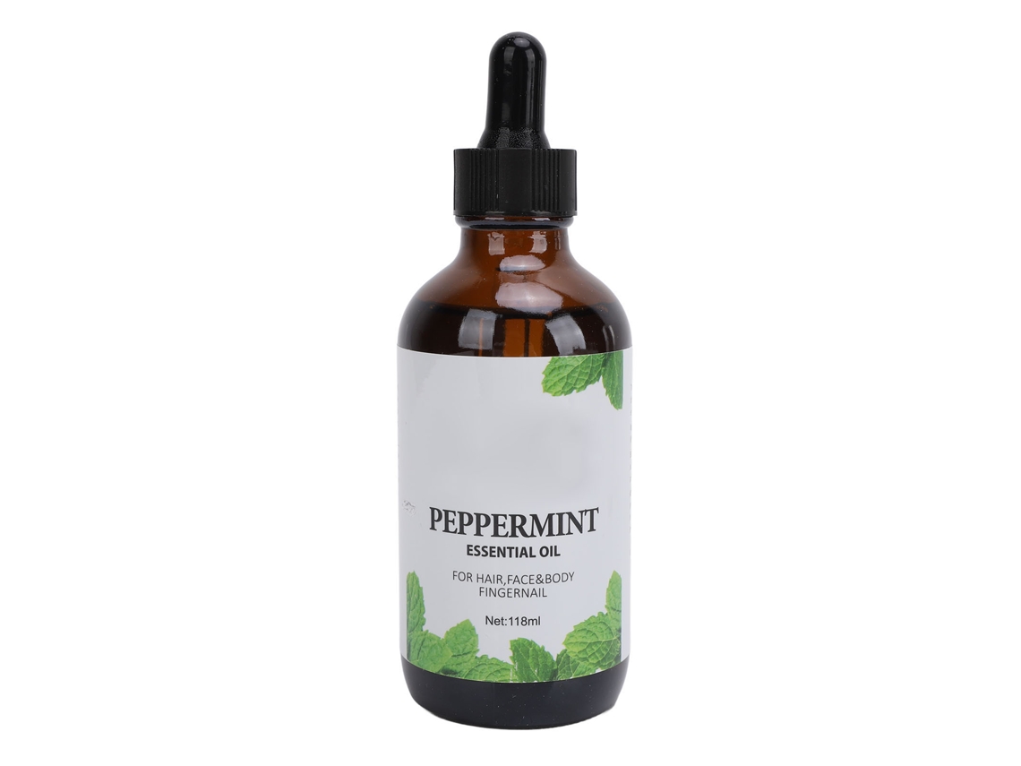 Óleo Essencial de Hortelã-Pimenta para Aromaterapia da Pele e do Cabelo 118ml