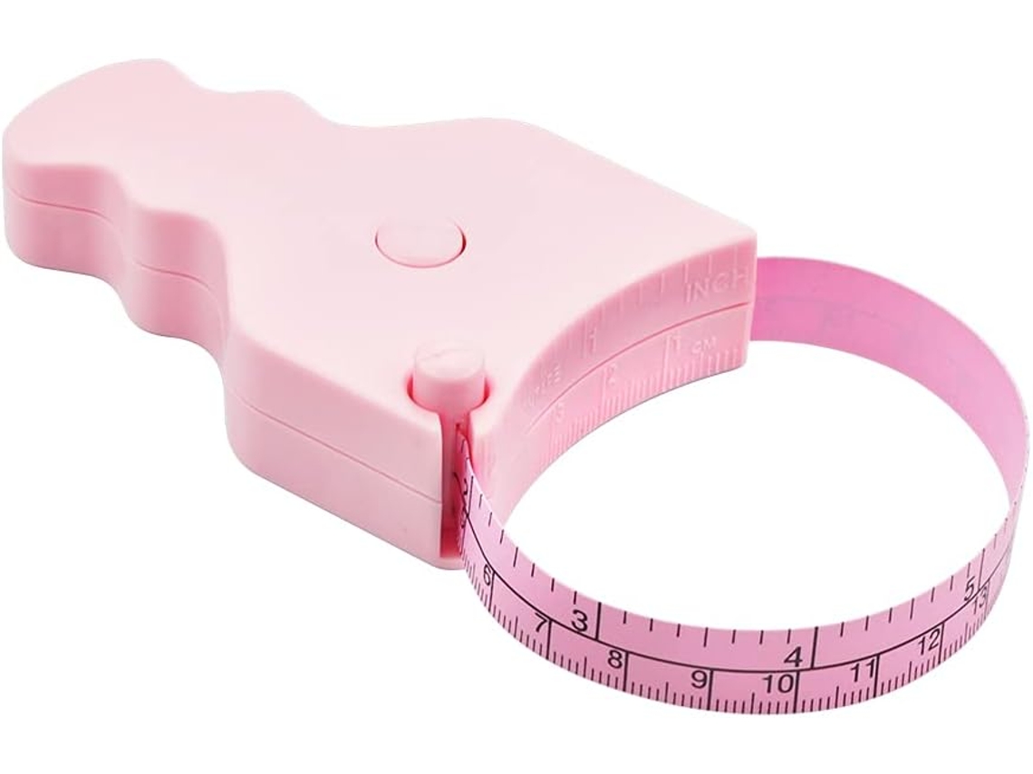 Fita Métrica Corporal(60 Polegadas, Rosa)